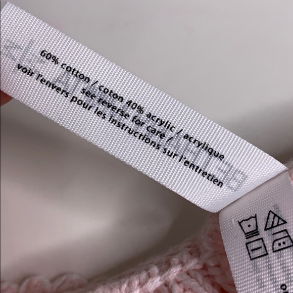 Bethany Mota baby Pink Bow Chunky Knit Sweater medium pullover - Picture 5 of 6